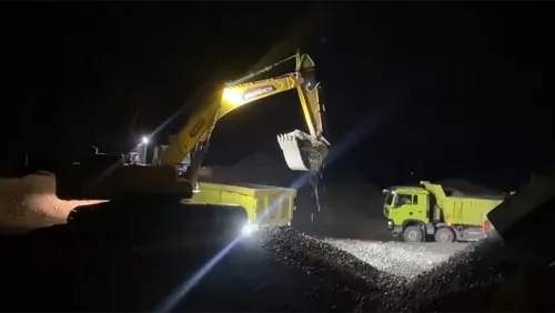 ZG365 Crawler Excavator for Aggregate Loading